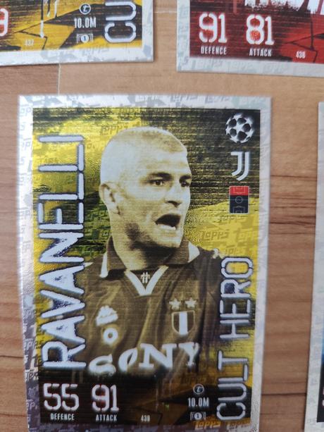 Futbalové kartičky - legendy,