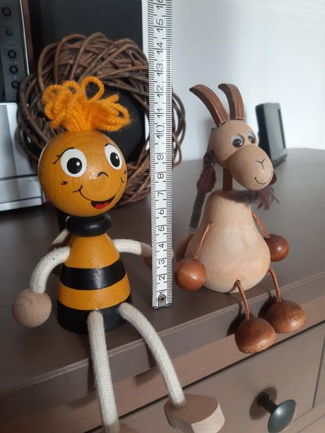 Drevene postavicky, na zavesenie, 