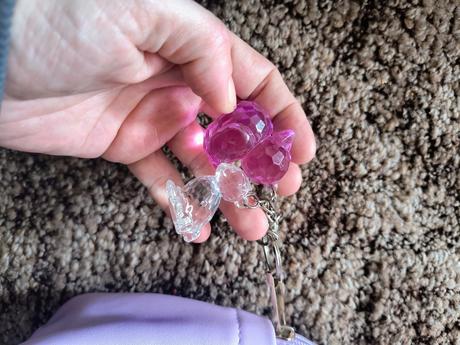 Fialový malý ruksacik, 