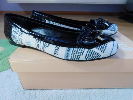 Kožené balerínky galliano, 38