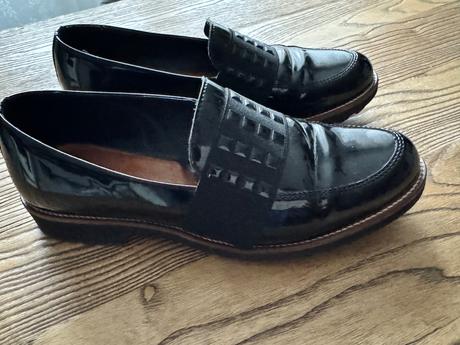 Kožené mokasiny, lasocki,38