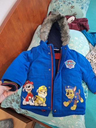 Zimná bunda detská labková patrola, f&f,86