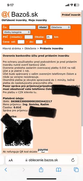 Problémy s pridávaním inzerátov na Bazoši?