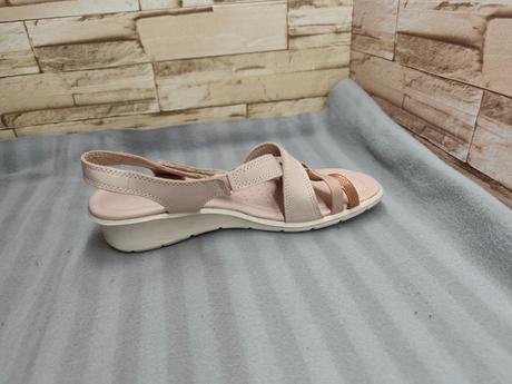 Ecco 38 - dámske kožené sandále, ecco,38