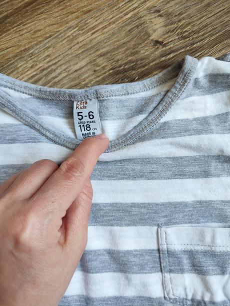 Pruhované tričko, zara,116