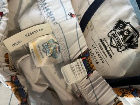 Paw patrol oblečenie, reserved,110