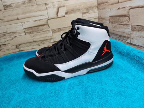 Jordan 44 - pánske čierne kožené tenisky, air jordan,44