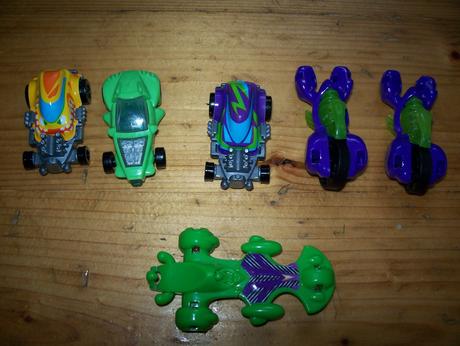 Autíčka z kindervajíčok,