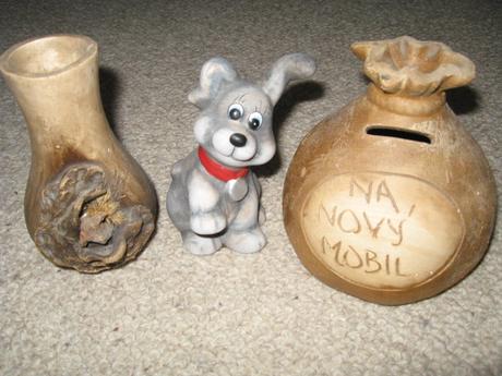 Sporitelnička, vázička + psík,