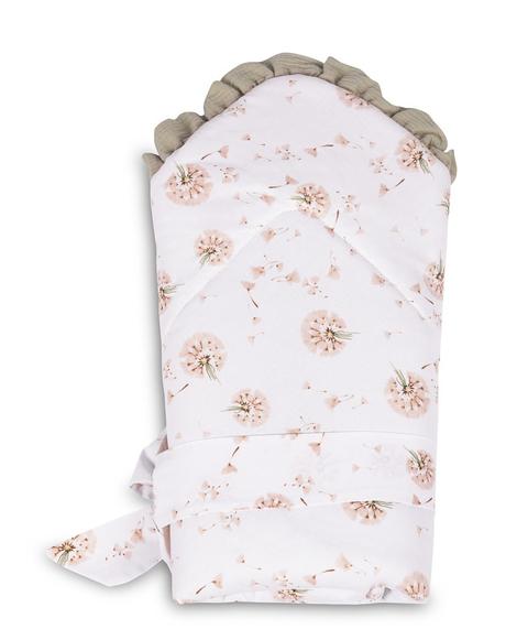 Sensillo mušelinová zavinovačka šedé púpavy 75x75c, 