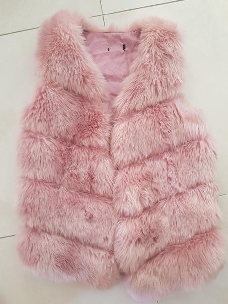 Kožušinová vesta, s