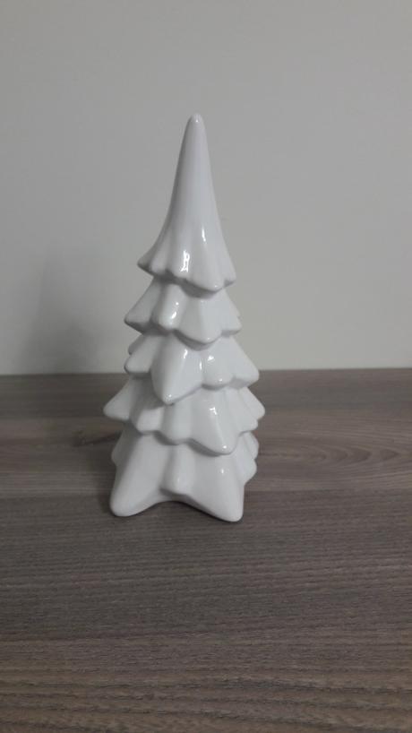 Stromček zelený biely vianočný, 