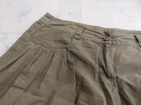 Plátenné safari šortky, l