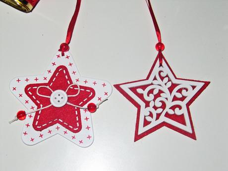 Vianočné ozdoby - sada 10 kusov, kov, drevo, filc, 