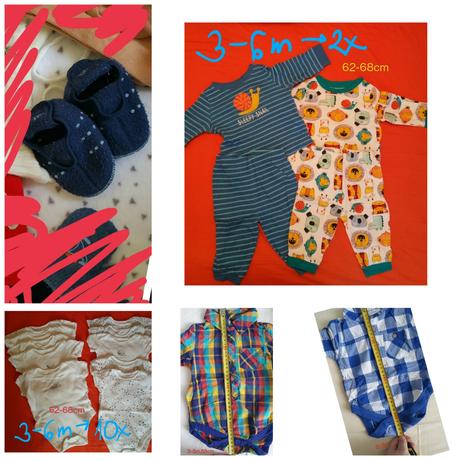 Balík oblečenia pre chlapca od 3 mesiacov do 6 mes, 68–80