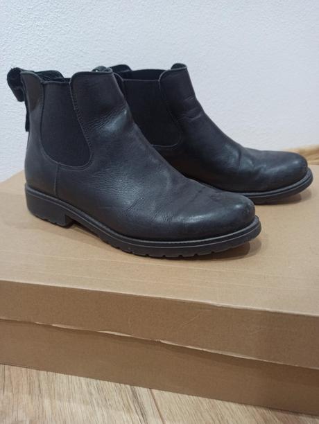 Dámske kožené kotníkové čižmy, lasocki,37