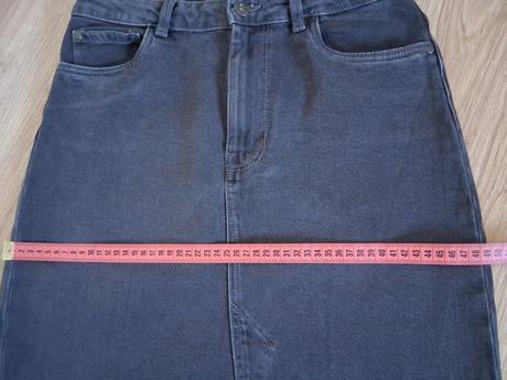 Tmavošedá riflová sukňa, esmara,38