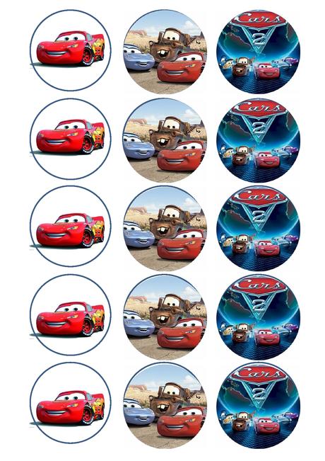 Jedle obrazky na muffiny, 