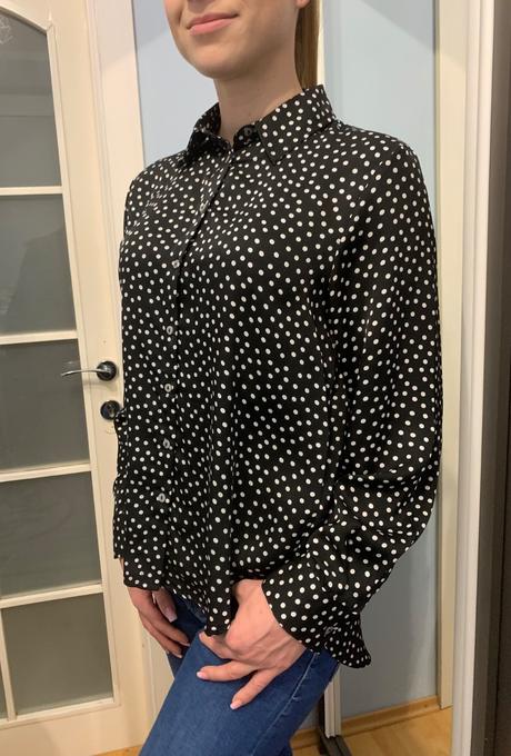 Bodkovaná blúzka, primark,xs