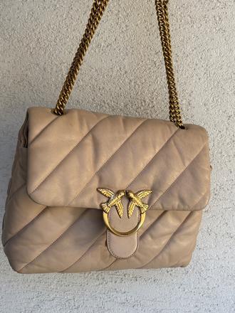 Pinko najvacsia 35x26 love puff bag kabelka bezova, pinko