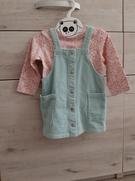 Menšestrove šaty + tričko, smile,86