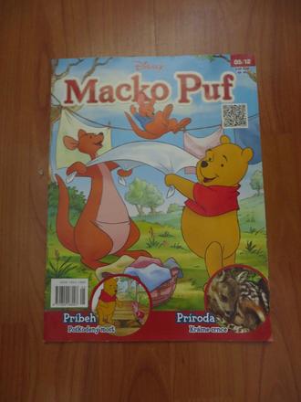 Časopis macko pooh - (macko puf) - s plagátom, 