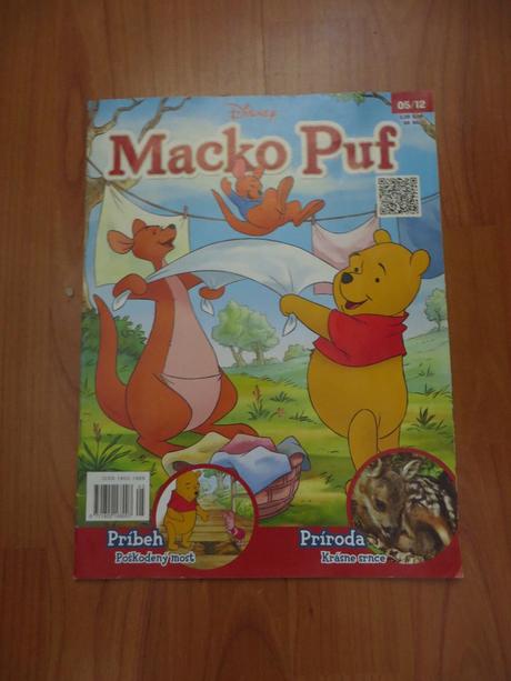 Časopis macko pooh - (macko puf) - s plagátom, 