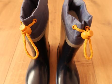 Gumáky tchibo 28/29 (vl 19 cm) medvedík - top stav, tcm,28