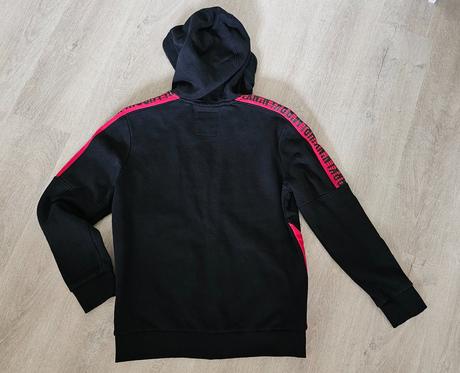 Mikina čierno-červená, c&a,158