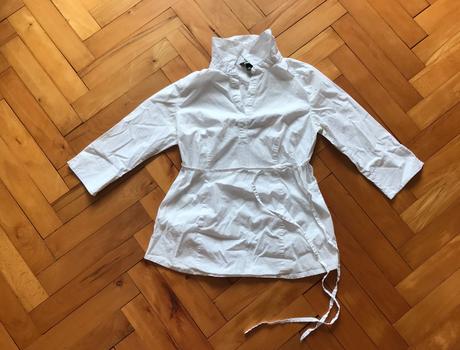 Biela blúzka - aj pre tehotné, h&m,m
