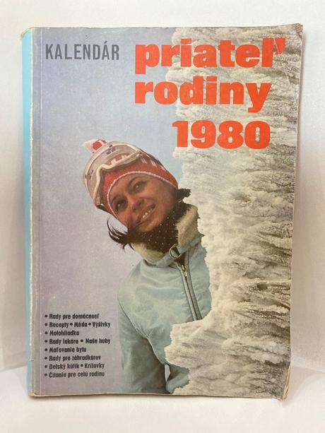 Kniha- kalendár - priateľ rodiny 1980, 