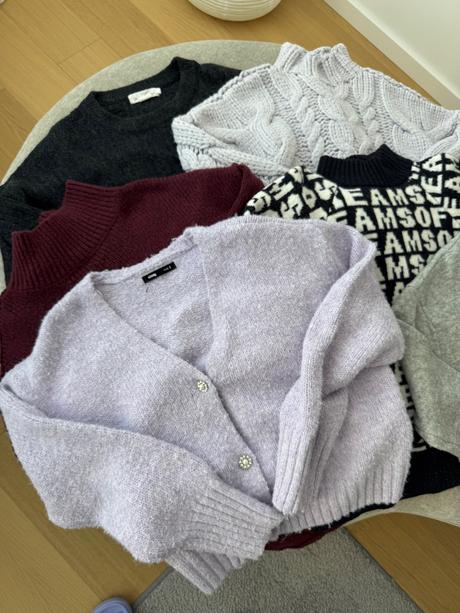 Svetre damske 6ks +šál, zara,s