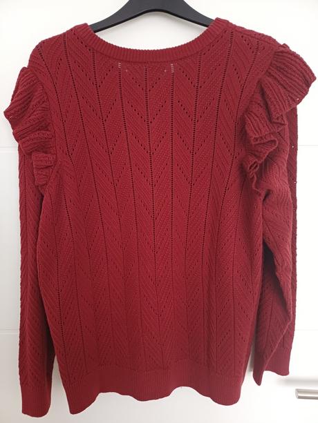 Bordový sveter, bonprix,50