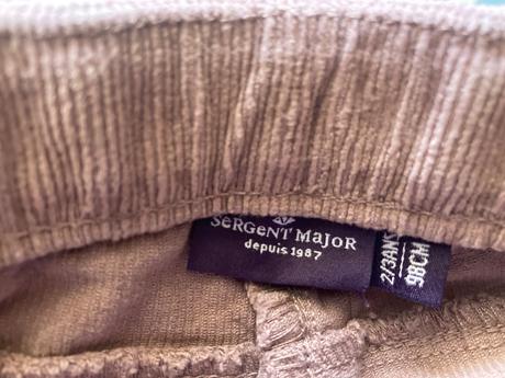 Menčestrové nohavice, sergent major,98