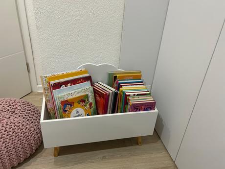 Dreveny box- truhlica na hračky - knihy, 