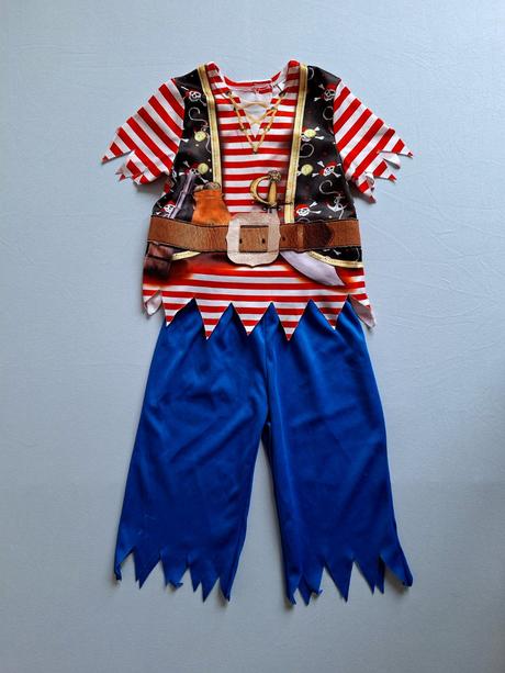 Pirát exkluzívny 2-dielny kostým veľ. 1-3r.,