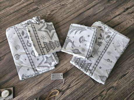 Vianočné zimné dekorácie biele vianoce, 