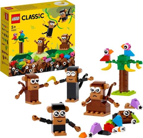 Kreatívna zábava s opicami,