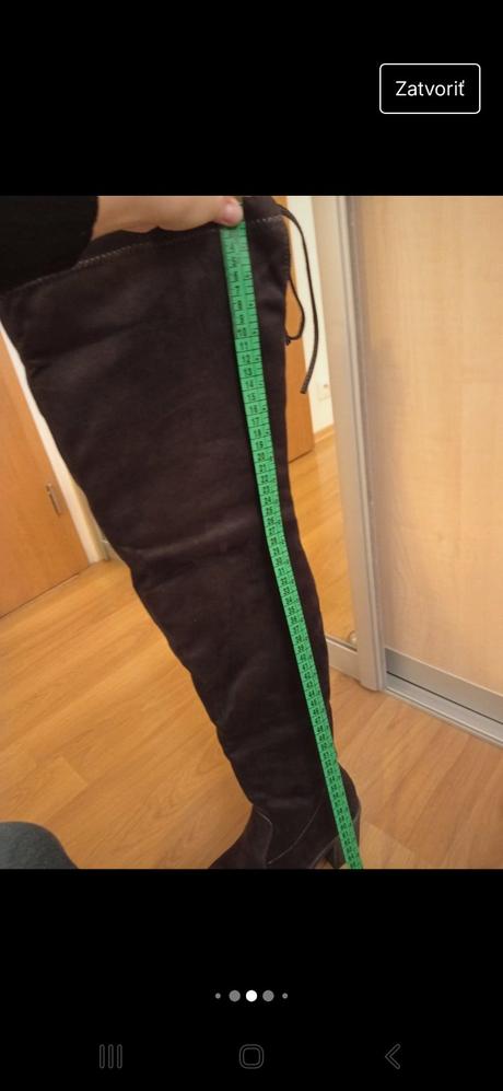 Sivé semišové čižmy na opätku, 38