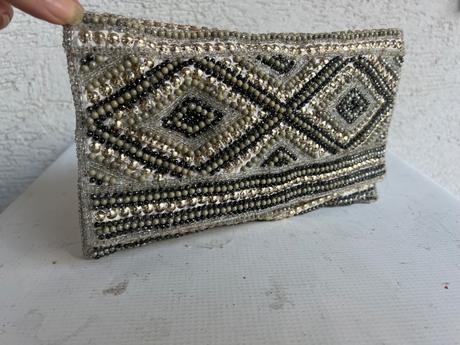 Boho koralikova kabelka taska posita koralikmi 24,