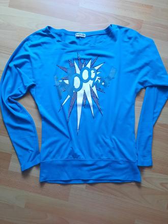 Dámske tričko s netopierím rukávom, m