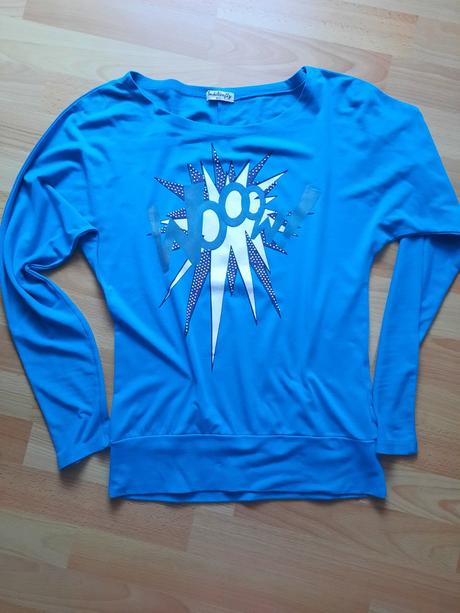 Dámske tričko s netopierím rukávom, m