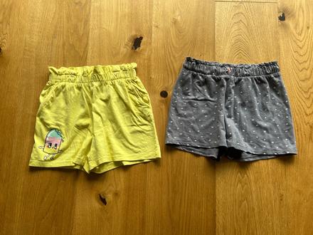 Kraťasky 2ks, h&m,140