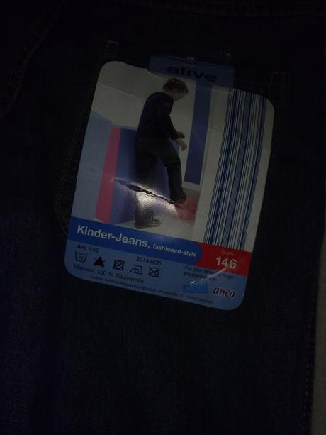 Jeans nenosene rifle v 140-146, 140 / 146