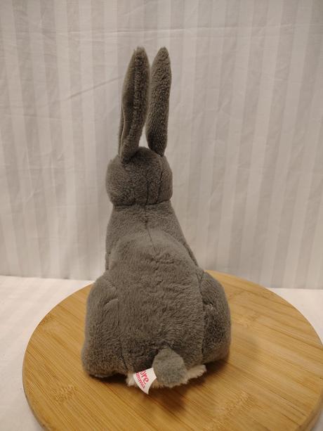 Plyšový sivo biely zajac, cuore di mamma, 30 cm, 