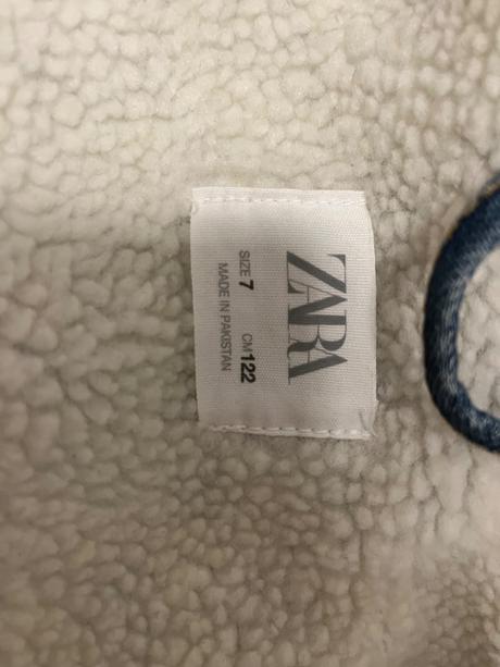Zara zateplená riflovka, zara,122