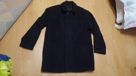 Pánsky čierny kabát, xl