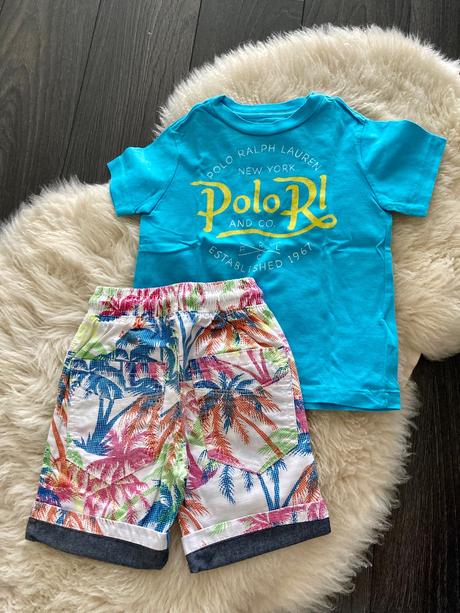 Tričko ralph lauren+kratase next v.98-14, ralph lauren,98