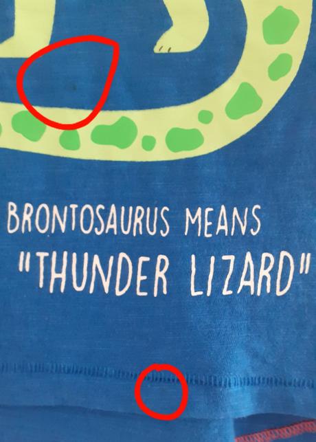 Tričko next z uk brontosaurus vyklápacie v.98, next,98