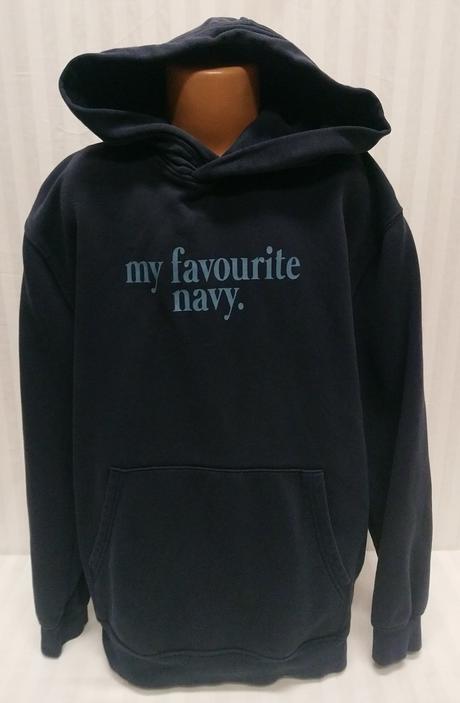 Tmavo modrá mikina klokanka, zara, 158-164 cm, zara,164